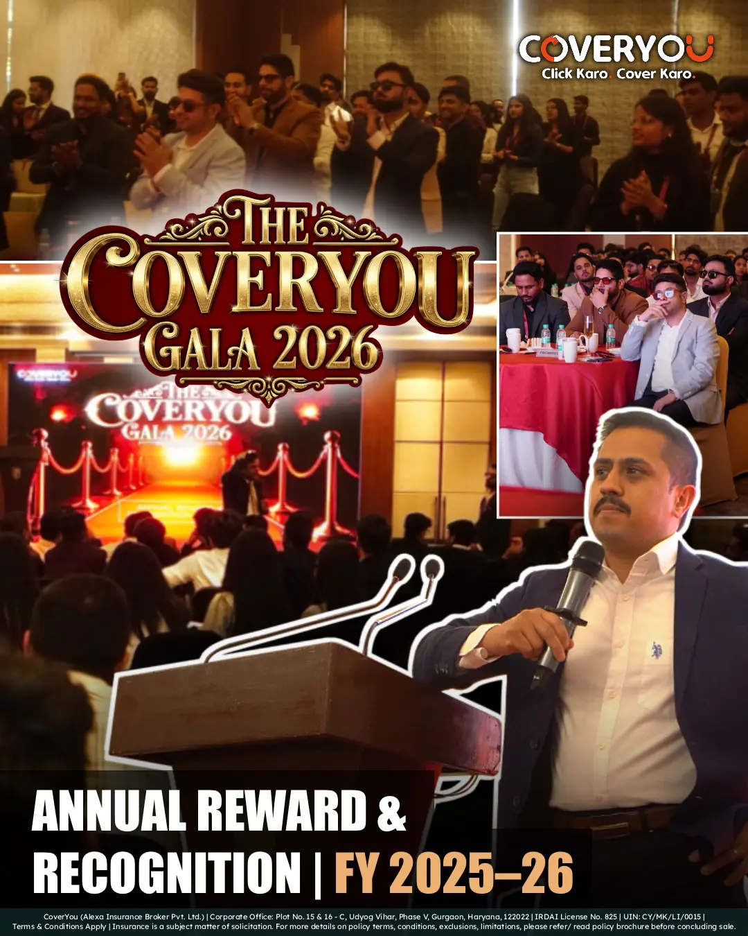 CoverYou Gala 2026 corporate event execution by 4Diagonal